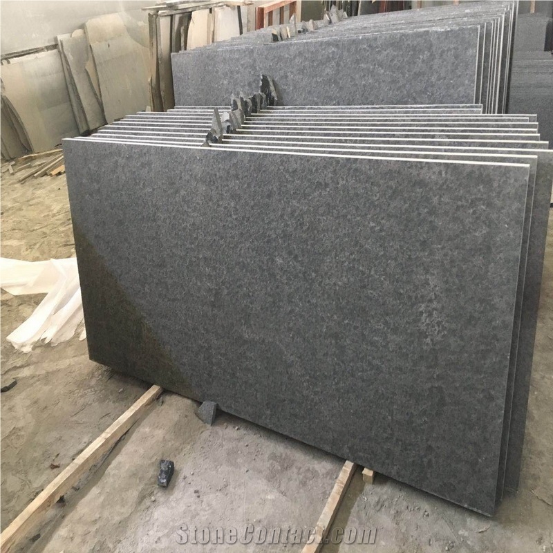 Mongolia Black Basalt Tiles Paving Flooring Slab
