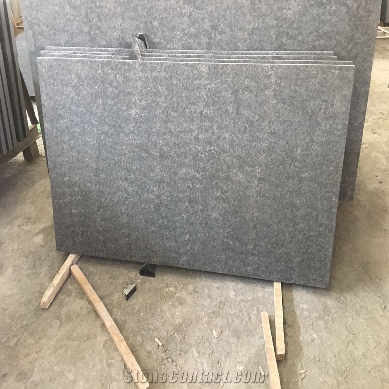 Mongolia Black Basalt Tiles Paving Flooring Slab