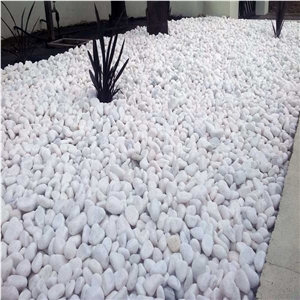 Snow White Mechnism Pebblestone River Stone