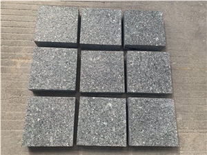 China Green Porphyry Driveway Paving Stone Setts