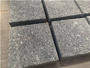 China Green Porphyry Driveway Paving Stone Setts