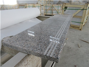 G361 Polished Steps Lotus Red Granite Stairs Riser