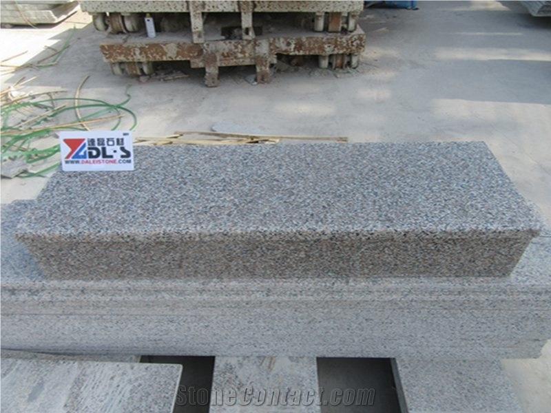 G361 Polished Steps Lotus Red Granite Stairs Riser