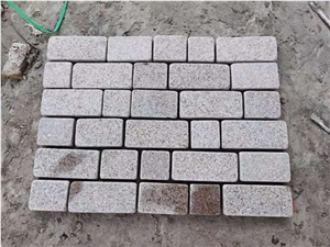 G682 Granite Cobblestone Driveway Paving Stone