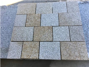 G682 Granite Cobblestone Driveway Paving Stone