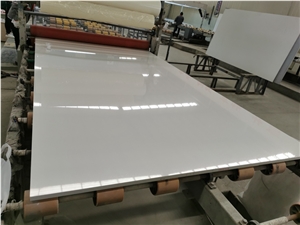 Guangdong Pure White Solid Surface Quartz Slab