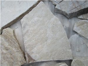 Natural Yellow White Random Flagstone Road Paving