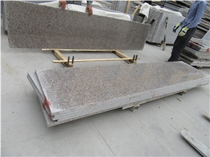 Polished G361 Pink Red Granite Floor Kitchen Slabs