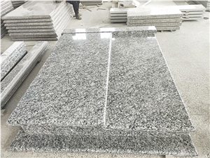 Seawave White Granite Cemetery Tombstones Monument