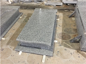 Swan Blue Granite Western Style Tombstones