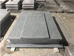 Swan Blue Granite Western Style Tombstones
