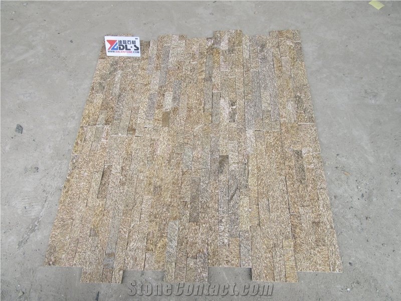 Tiger Skin Yellow Cultured Thin Stone Veneer