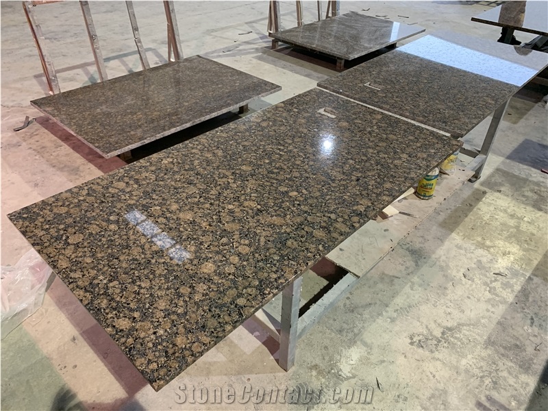 Granite Kitchen Countertops with Baltic Brown