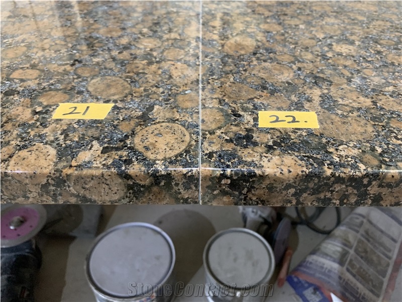 Granite Kitchen Countertops with Baltic Brown