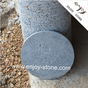 Round Honed Cooking Stone Lavastone Grill Round Honed Cooking Stone Lavastone Grill