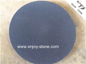 Round Honed Cooking Stone Lavastone Grill