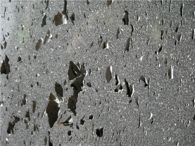 Big Pore Lava Stone Basalt Tiles & Slabs, China Grey Basalt