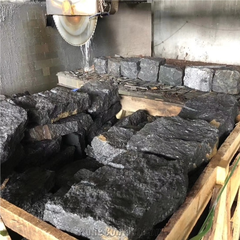 Black Basalt Lava Armor Stone Armour Stone