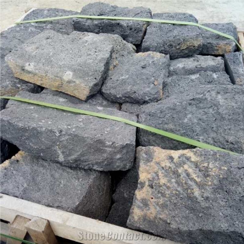 Black Basalt Lava Armor Stone Armour Stone