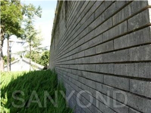 Black Lava Stone Bricks