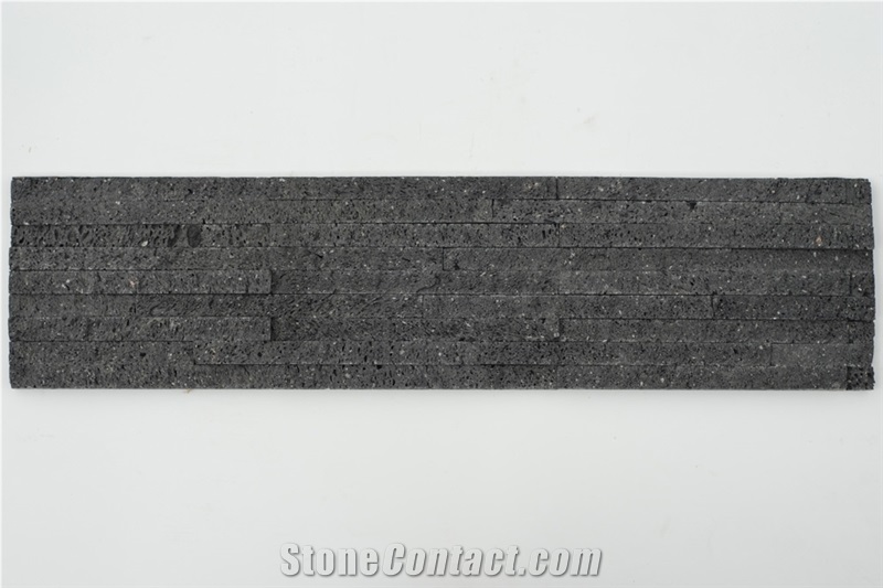 Black Lava Stone Natural Face Basalt Culture Stone