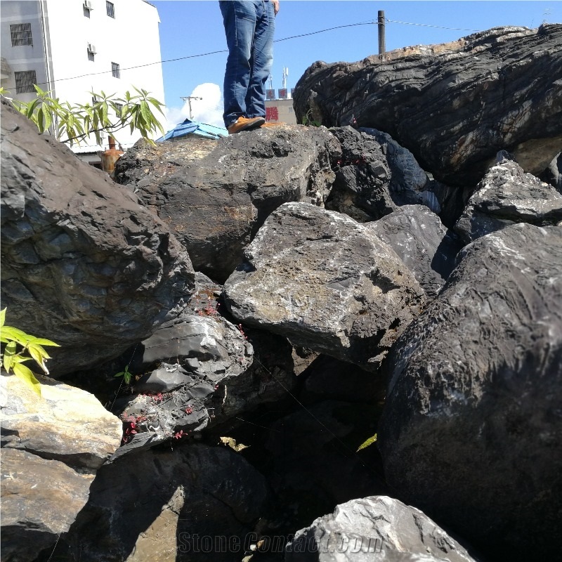Landscaping River Rock Boulder