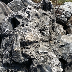 Natural Grey River Rock Large Landscape Boulder