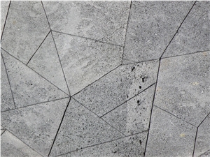 Random Size Basalt Lava Stone, Grey Basalt Cobble & Pavers