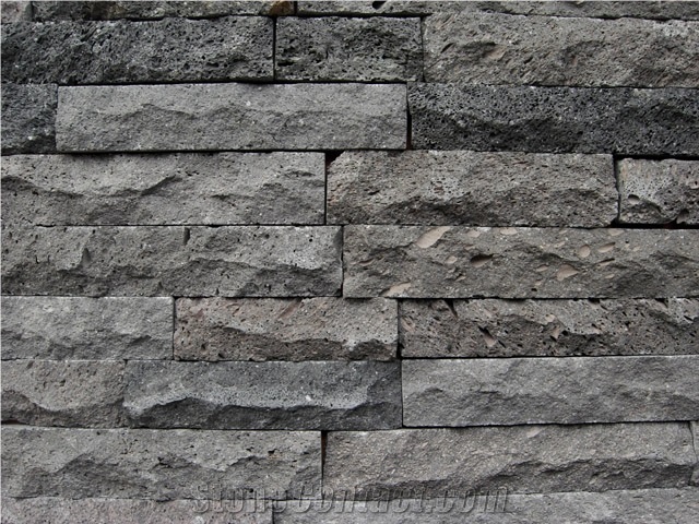 Split Face Lava Stone, China Basalt Cultured Stone
