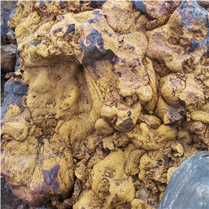 Yellow Lava Stone Boulders