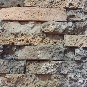 Yellow Mixed Natural Lava Culture Stone