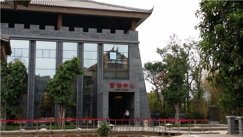 Yunnan Black Lava Stone Tiles Black Basalt Tiles
