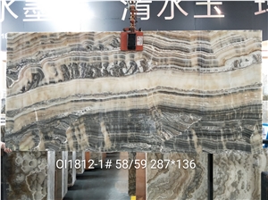 Grey Onyx Slabs and Tiles Factory Price