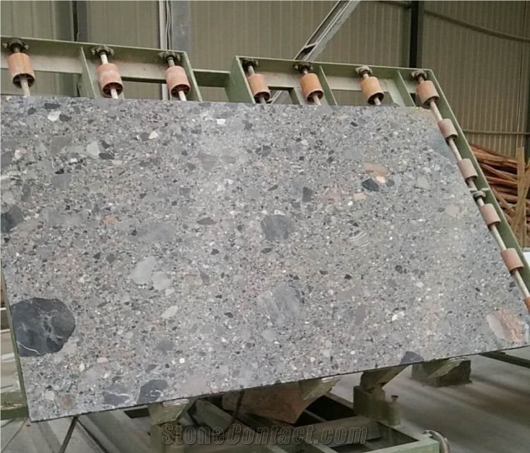 Milan Grey Marble Big Slabs Big Stock for Sales