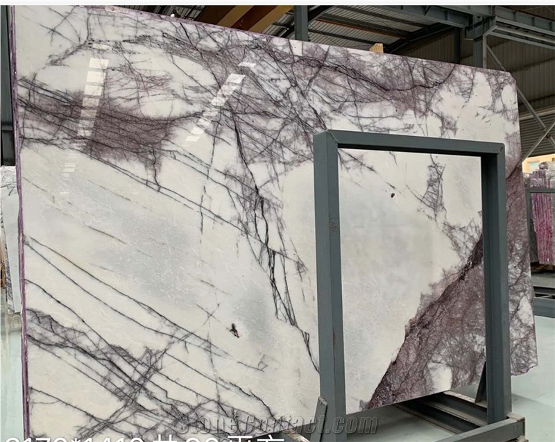 New York White Milas Lilac White Marble Slabs & Tiles