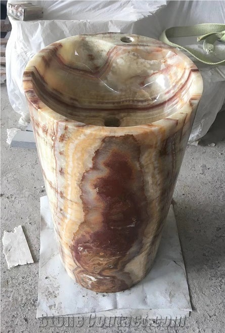 Onyx Basin Sink Standing Form Customized Size