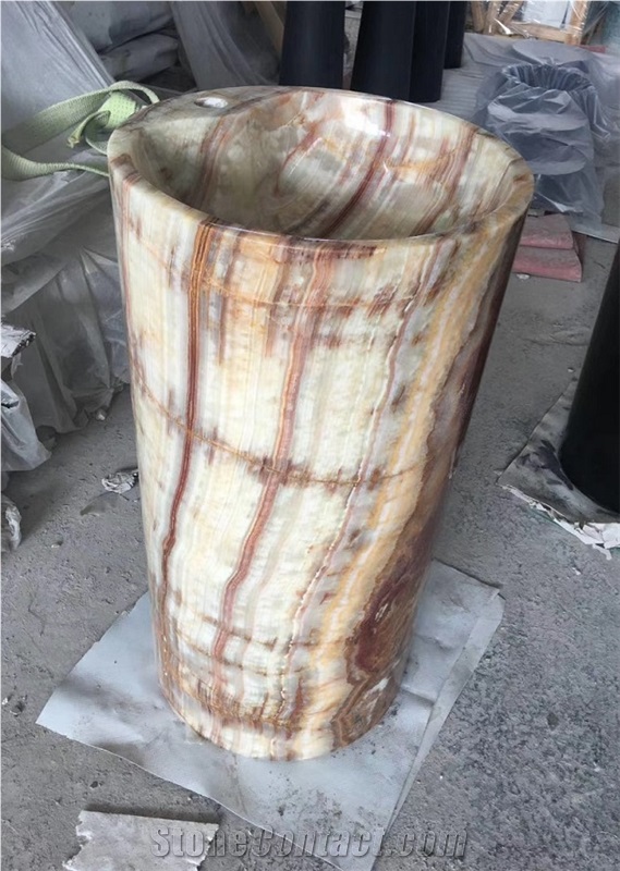 Onyx Basin Sink Standing Form Customized Size