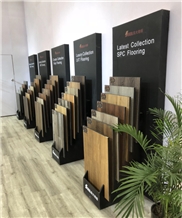 Timber Display, Wood Floor Display Rack 4 Showroom