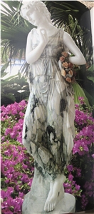 Angel Sculpture Carved White Marble Garden Statue Angel Sculpture Carved White Marble Garden Statue