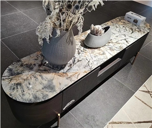 Flexible Stone Marble Veneer Sheets Table Top
