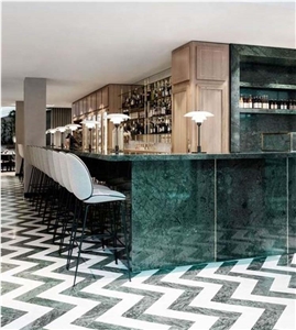 Taiwan Empress Green Medium Marble Slabs And Tiles For Floor
