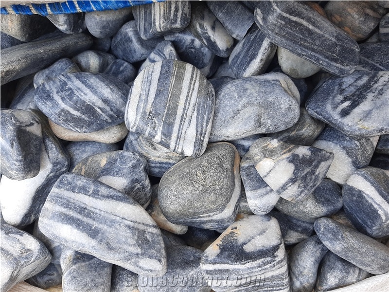 Black Pebble & Gravel, Flouray Black Angel Stone