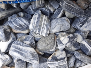 Black Pebble & Gravel, Flouray Black Angel Stone
