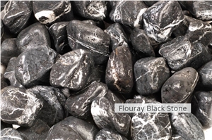 Black Pebbles & Gravels, Flouray Black Stone