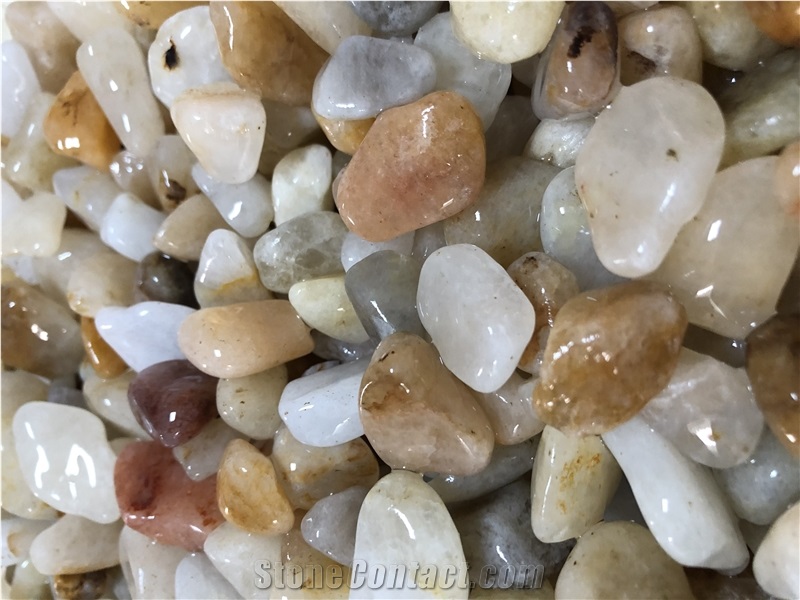 Efes Quartz Stone Flouray Tumbled Pebbles,Gravels