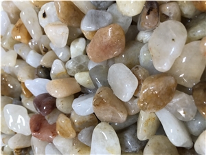 Efes Quartz Stone Flouray Tumbled Pebbles,Gravels