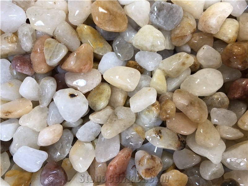 Efes Quartz Stone Flouray Tumbled Pebbles,Gravels