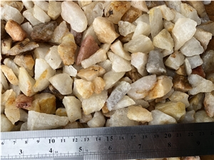 Efes Quartz Stone Flouray Tumbled Pebbles,Gravels