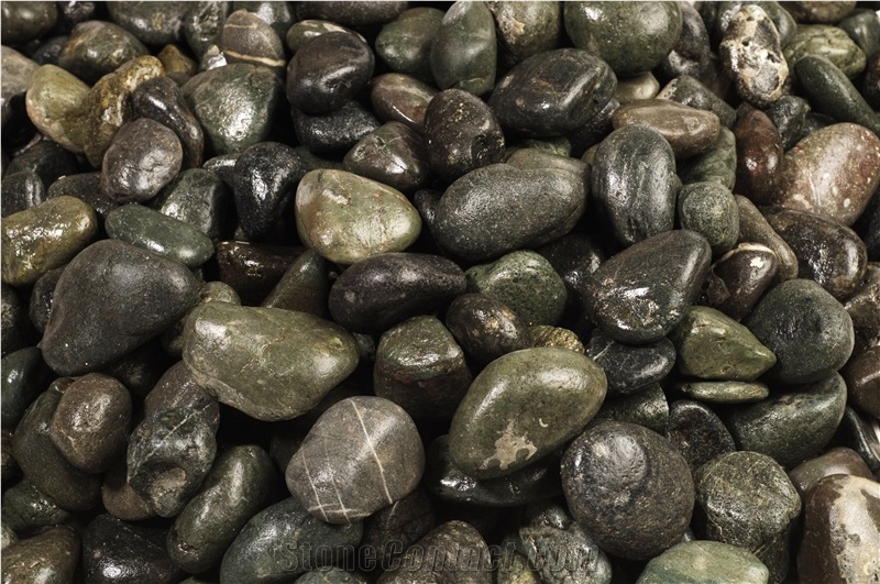 Natural Pebbles, Flouray Green River Stone