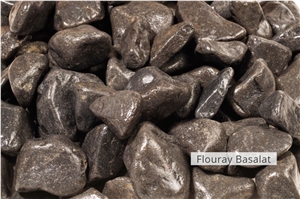 Tumbled Basalt Pebbles & Gravels, Flouray Basalt